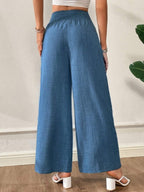 Casual style Straight-leg Pants