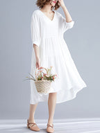 Inspired Spirit Cotton Smock Dress