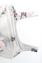 Floral Print Cami Top Side Slit Skirt Set