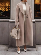 Keep Warm Long Sleeves With Lapel Plush Coats