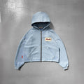 Embroidered Patch Loose Hoodie