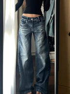 American Retro Design Boyfriend Jeans