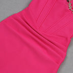 Embellished Bodycon Dress with Strap