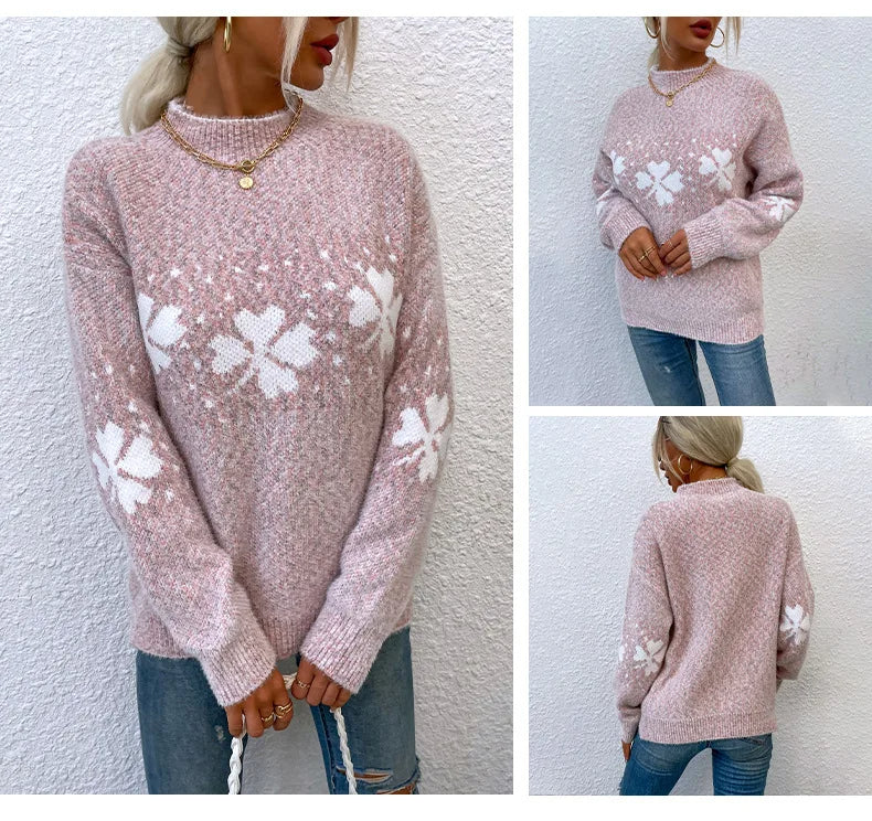 | Modern women's turtleneck sweater