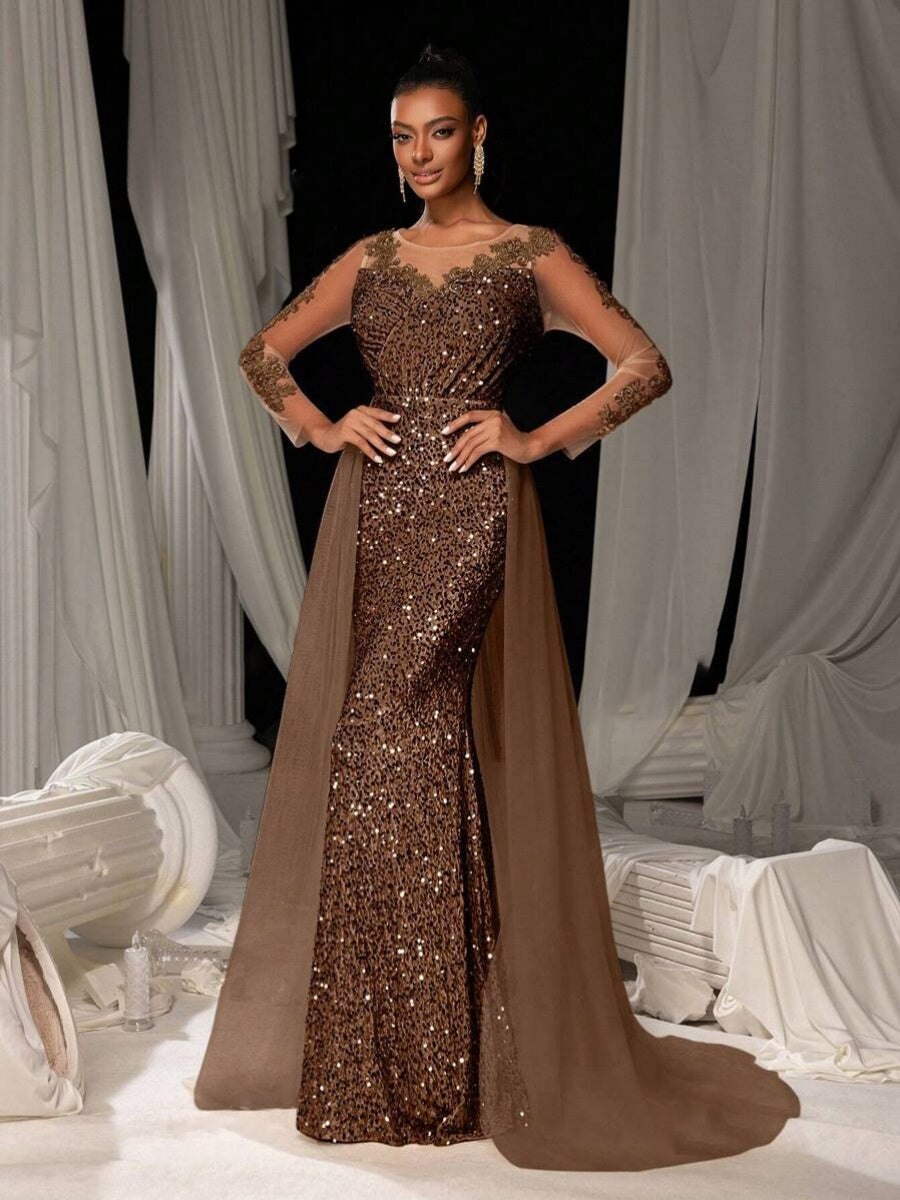 Lace Parties Maxi Dresses