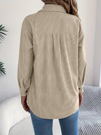 Loose-fitting Solid Color Women's Casual Shirt