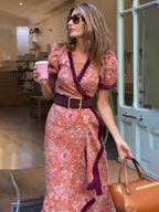 Bohemian Style Printed Vacation Maxi Dresses
