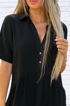 Plus Size Tiered Mini Dress | Ruffle Hem Women__ Style