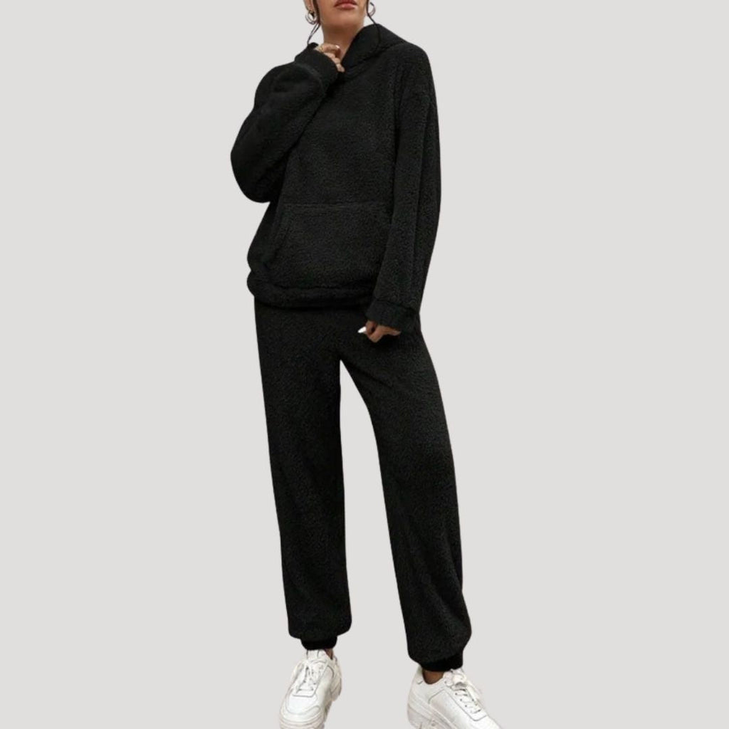 | Women's Hooded Lounge Set in Spring Fabric