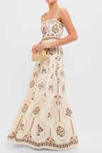 Positano Vintage Floral Cami Maxi Dress
