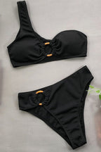 | High Waist Bikini with Strap