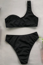 | High Waist Bikini with Strap