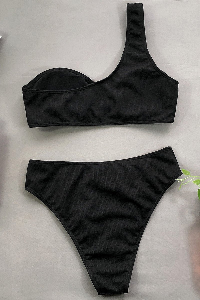 | High Waist Bikini with Strap
