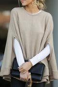 Casual Solid Pullovers O Neck Sweaters(5 colors)