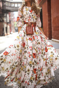Gina Exclusive Fashionable, Patchwork Dresses with O Neck and a Line Designer Dress Edit
