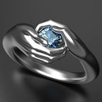 Hands Embracing Women's Ring