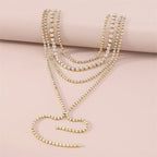 Fashion Patchwork Rhinestone Necklaces