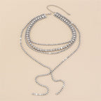Fashion Patchwork Rhinestone Necklaces