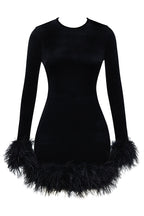 Lidia Boutique Women's Velvet Mini Dress Elevated Occasion Wear