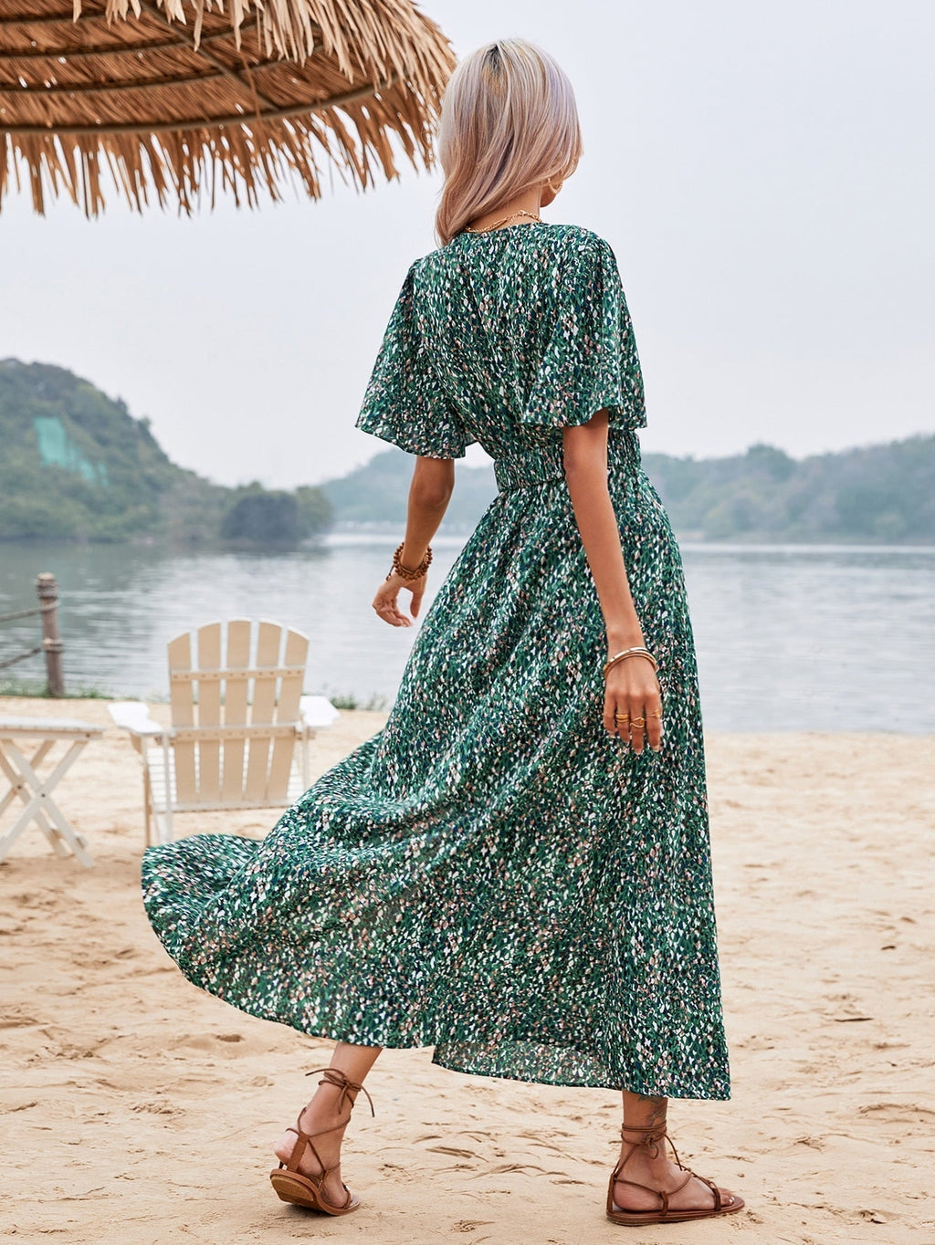 Belinda Effortless Maxi Dress Butterfly Style Elevated Occasion Wear