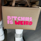 Casual Street Print Patchwork Zipper Bags