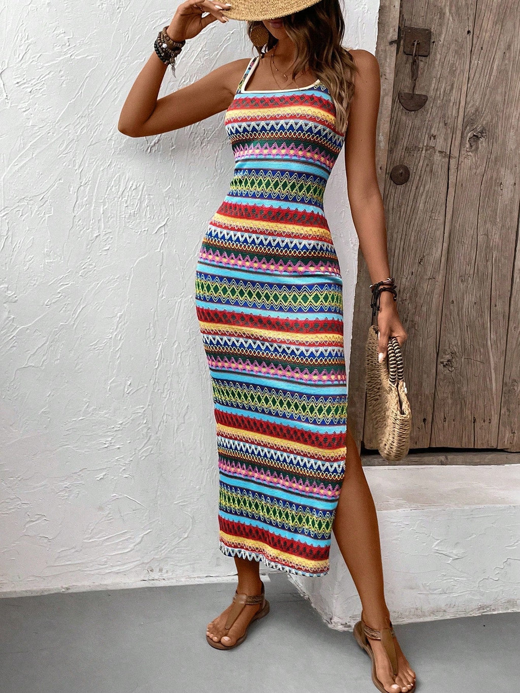 Leila Minimalist Summer Beach Dress Evening Wear Edit