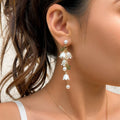 Casual Patchwork Pearl Earrings