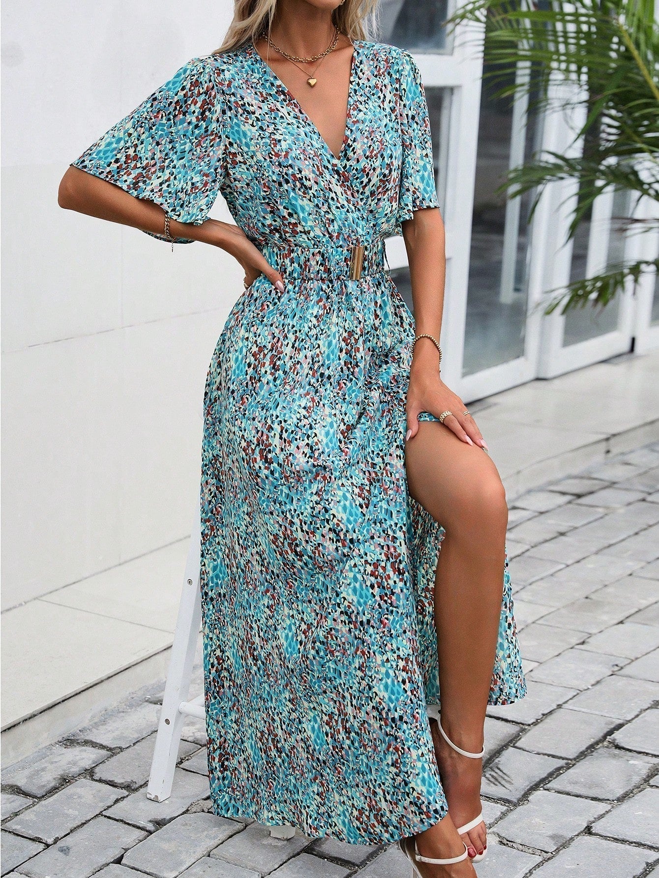 Belinda Effortless Maxi Dress Butterfly Style Elevated Occasion Wear