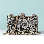 Casual Patchwork Chains Rhinestone Bags