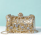 Casual Patchwork Chains Rhinestone Bags