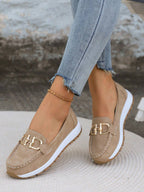 AmyVictoria | Chic Buckle Loafers