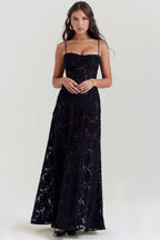 Lucy Aesthetic Dress with an Open Back Evening Wear Edit
