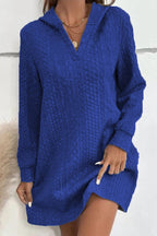 Casual Solid Patchwork V Neck A Line Dresses