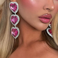 Sexy Street Flash Drilling Rhinestone Earrings