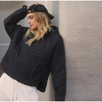 | Casual thin warm jacket sweater for women