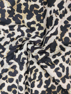 Sexy Leopard Print Halter Maxi Dress