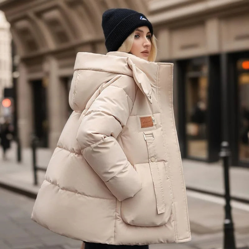 | Hooded winter jacket, warm coat