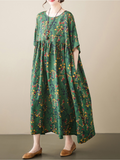 Wrangler Round Neck Smock Dress