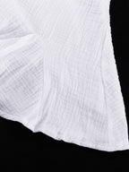 Cotton Blend Lace Up Camisoles Beach Smock Mini&Short Dresses
