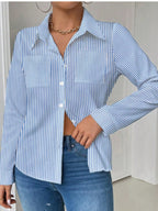 Collared Button-down Casual Shirt