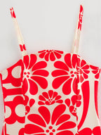 Printed Vacation Camisoles Maxi Dresses