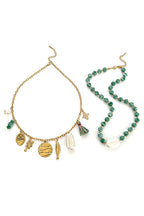 Bohemian Multi-pendant Beaded Necklace