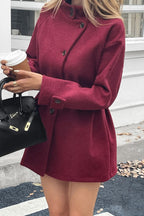 Casual Long-Sleeve Sweater Coat
