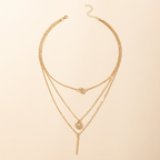Simplicity Geometric Patchwork Necklaces