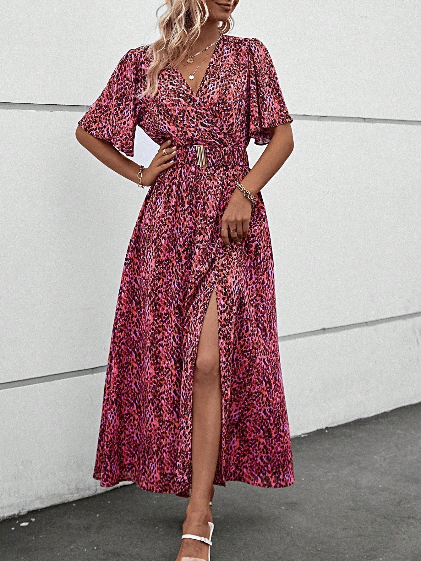 Tania Exclusive Maxi Dress Butterfly Style Designer Edit