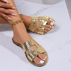 Casual Patchwork Solid Color Round Comfortable Shoes