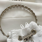 Casual Solid Patchwork Chains Bags