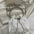 Casual Solid Patchwork Chains Bags