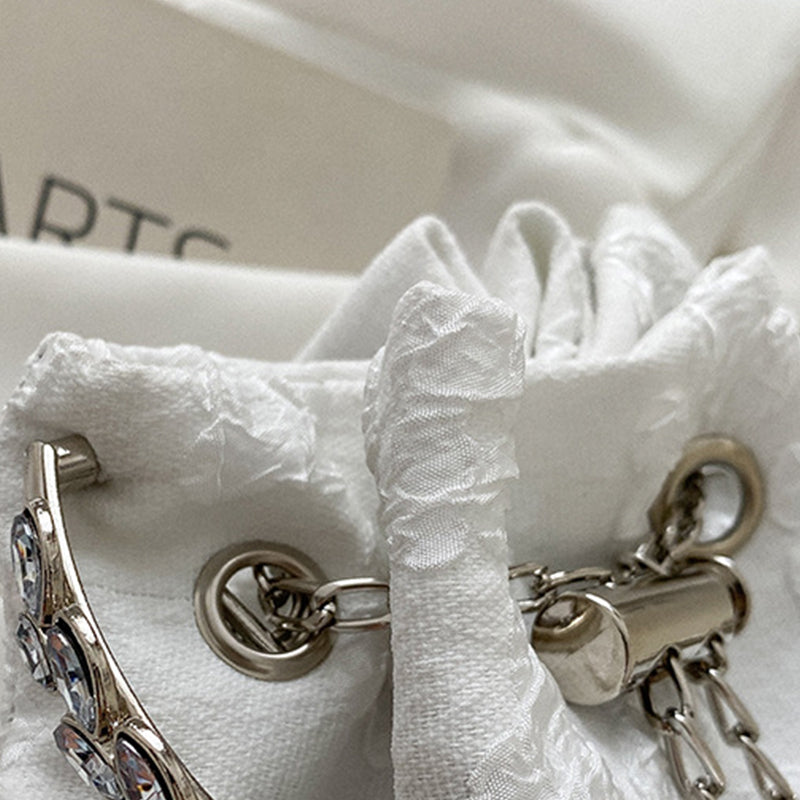 Casual Solid Patchwork Chains Bags