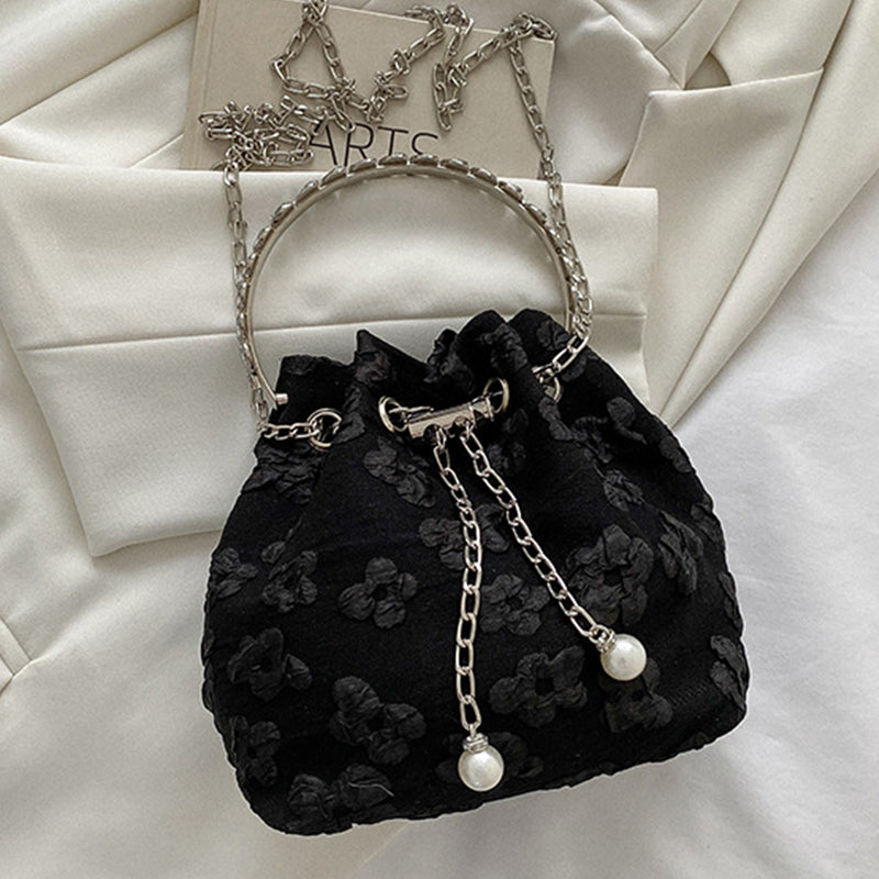 Casual Solid Patchwork Chains Bags
